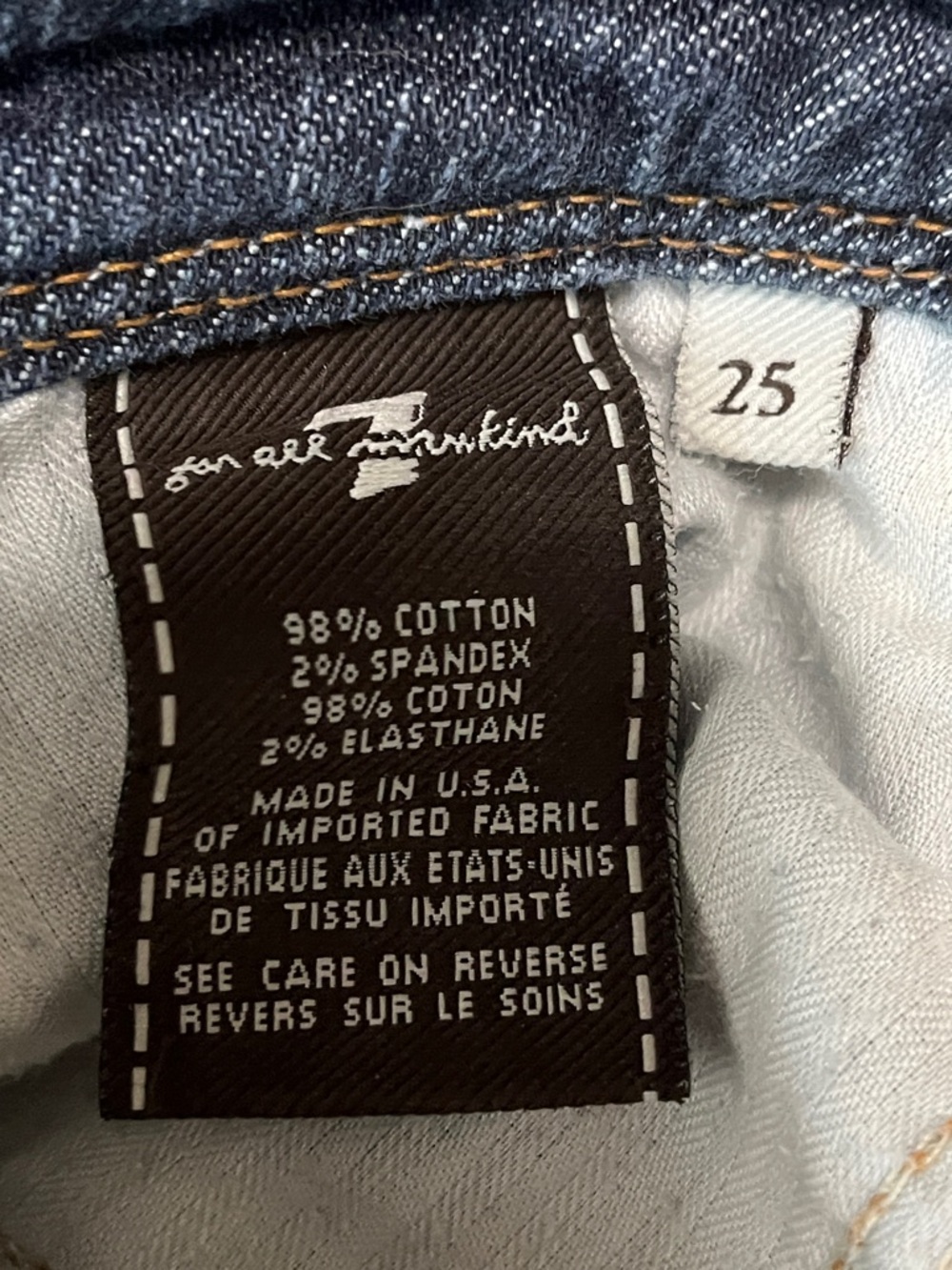 7FAM Flynt Jeans 25 (Short) - Picture 4 of 4